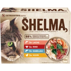 Shelma Getreidefrei Meat Fish 12x85G